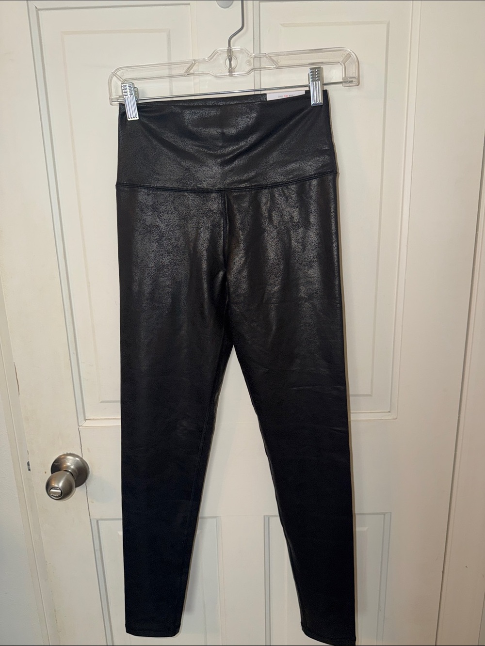 aerie Faux Leather High-Waist Leggings - Black